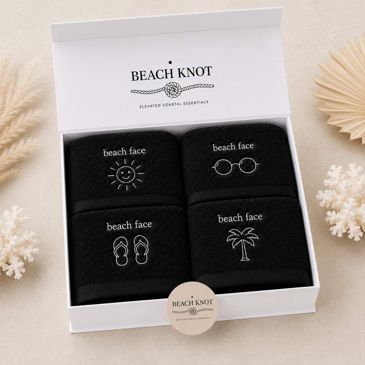 Beach Face Collection — Set of 4 with Gift Box
